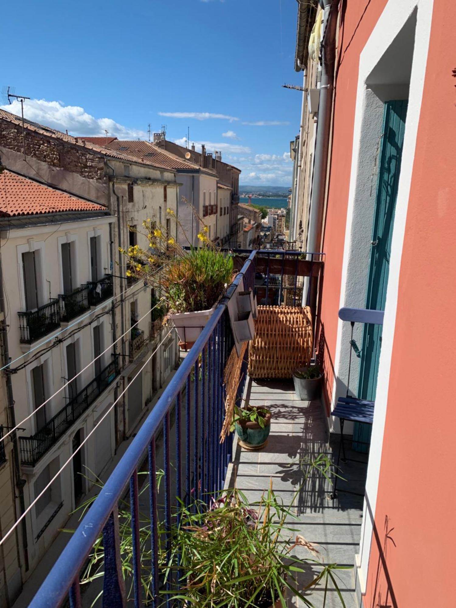 Appart Central A Sete Avec Balcon Экстерьер фото